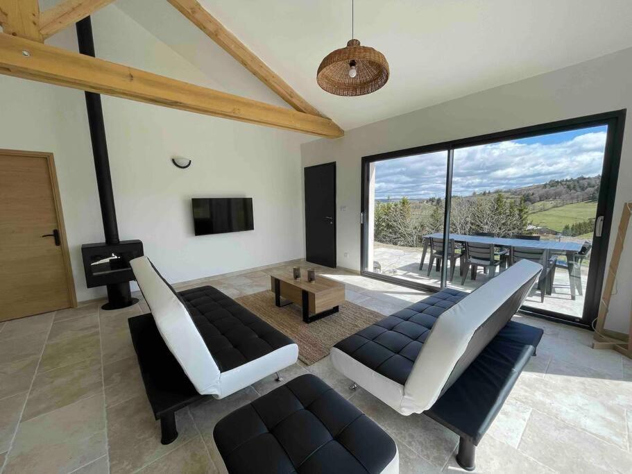 Villa 8Pers Au Calme Avec Superbe Vue Barbecue Wifi La Panouse  Luaran gambar
